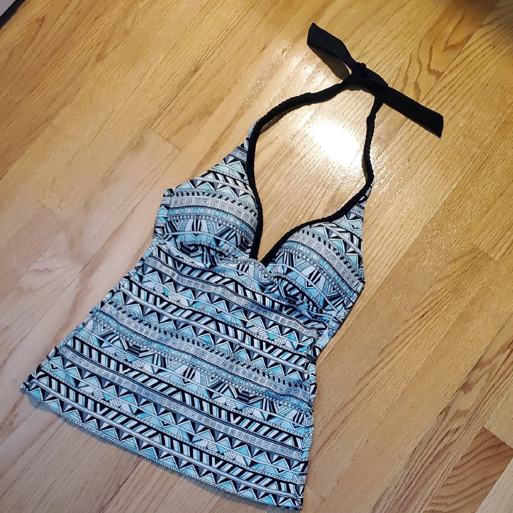 Arizona Swim Tankini Halter Top Size Small